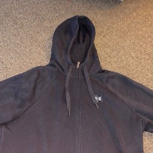 Black under amour zip up